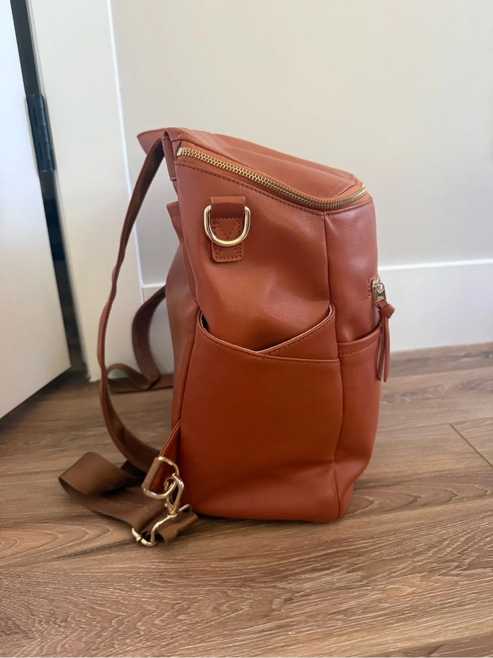 Elkie & Co Capri Diaper Bag, vegan leather